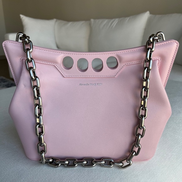 Alexander McQueen The Peak Bag in Pink - Picture 1 of 12